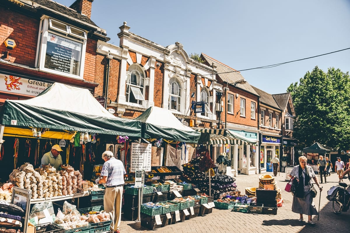 Swadlincote Town Centre